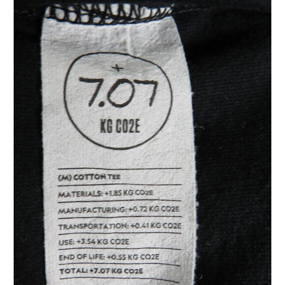 Allbirds Men's Organic Cotton Tee In Natural Black Size XS - Picture 6 of 7